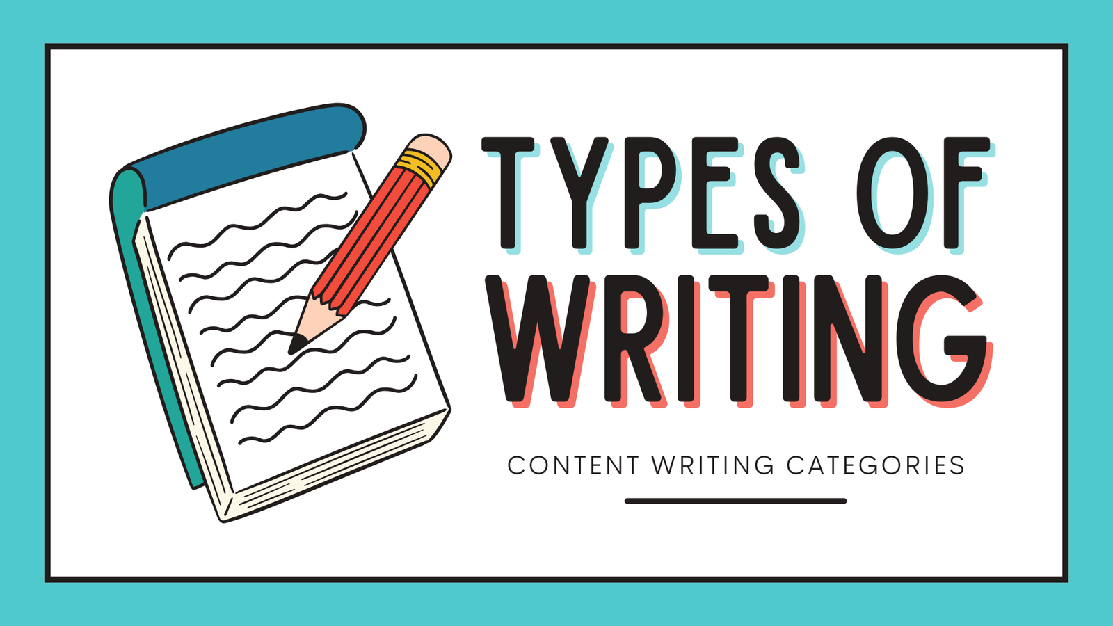 หมวดหมู่งานเขียน ประเภทงานเขียน content writing categories